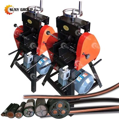 220V/380V Διαμέτρου 10-120mm Τεθωρακισμένο καλώδιο καλωδίου Stripper Machine 280KG για το Stripping