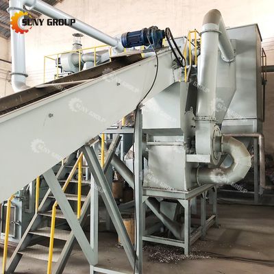 25kW αυτόματη μηχανή ανακύκλωσης μπαταριών λιθίου για διαχωρισμό και θρυμματισμό λύσης