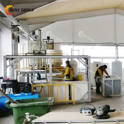 Υψηλής χωρητικότητας Απορρίμματα PCB Συστατικά Αξιογενών μετάλλων Επεξεργαστήριο με ισχύ 25kW
