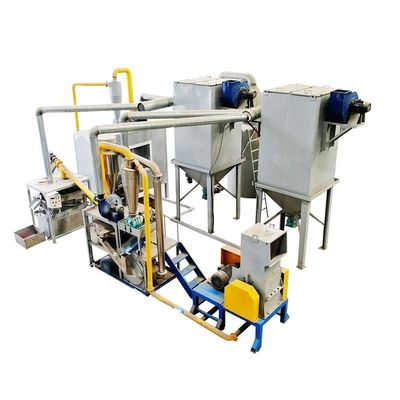 55kW PCB συντρίβοντας και διαχωρίζοντας μηχανή για χρησιμοποιημένα πλαίσια κυκλωμάτων ισχυρή απόδοση