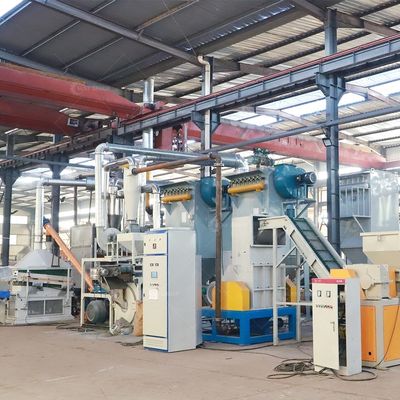 Προσαρμοσμένη μηχανή ανακύκλωσης πλακών PCB με διαχωριστή ροής αέρα για σκόνη χαλκού και ρητίνης
