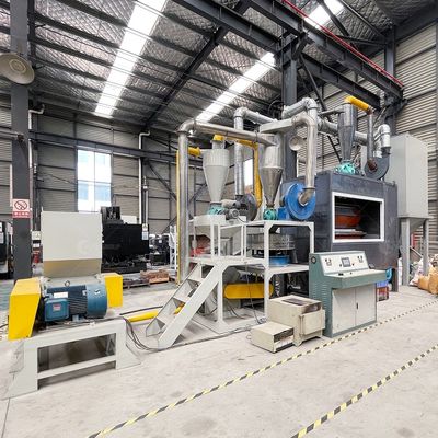 Εξοπλισμός για την επεξεργασία αποβλήτων αλουμινίου-πλαστικών, συντριβής και διαχωρισμού για την αγορά λιανικής