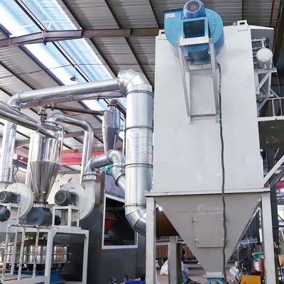 Εξοπλισμός για την επεξεργασία αποβλήτων αλουμινίου-πλαστικών, συντριβής και διαχωρισμού για την αγορά λιανικής