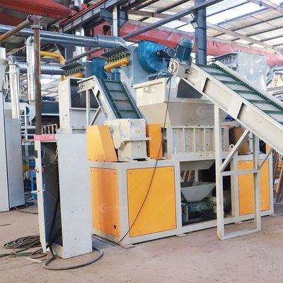 Μηχανή ανακύκλωσης ηλιακών πάνελ 200-1000kg/h για τη θρυμματοποίηση και διαχωρισμό φωτοβολταϊκών κυψελών