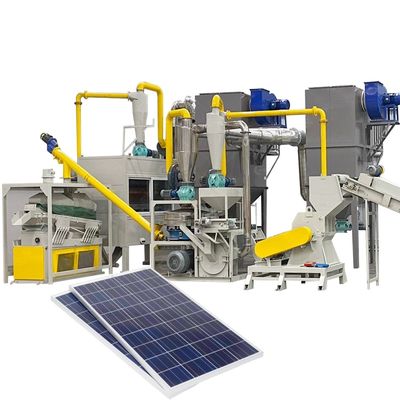 7500 kg Βάρος Σπασμάτων ΦΩΤ Πίνακα Ηλιακό Πίνακα Επεξεργαστική γραμμή παραγωγής με έλεγχο PLC