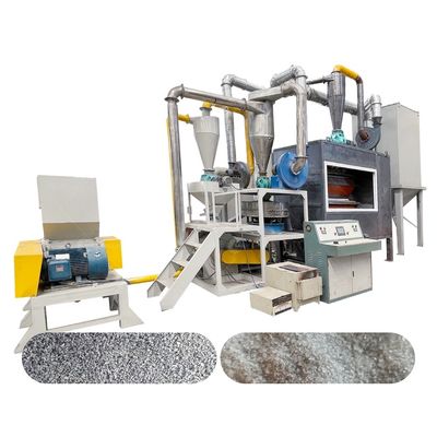 Μηχανή ανακύκλωσης 220/380V για τον διαχωρισμό των πλαστικών αλουμινίου από τα απόβλητα σύνθετων πάνελ