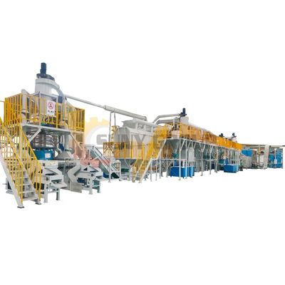 Γραμμή ανακύκλωσης μπαταριών με οθόνη αφής PLC PC για απορρίμματα μπαταριών λιθίου 200-3000 kg/ώρα