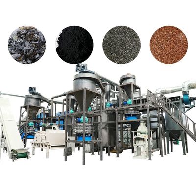 Μηχανή ανακύκλωσης μπαταριών λιθίου 200-1000KG/H για γραμμή παραγωγής κάθοδος