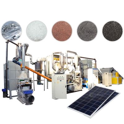 200-1000kg/h Δυνατότητα Υλικά από χαρτόνι Ηλιακά πάνελ Εξοπλισμός ανακύκλωσης για ανακύκλωση