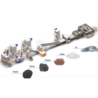 200-1000kg/h Δυνατότητα Υλικά από χαρτόνι Ηλιακά πάνελ Εξοπλισμός ανακύκλωσης για ανακύκλωση