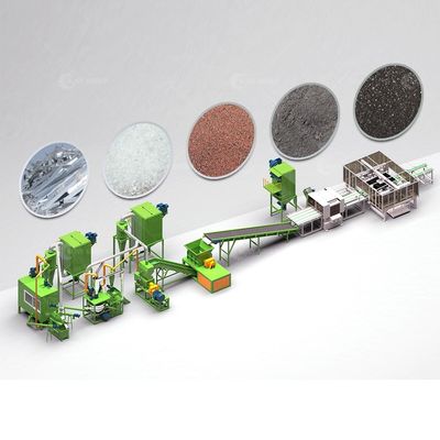 200-1000kg/h Δυνατότητα Υλικά από χαρτόνι Ηλιακά πάνελ Εξοπλισμός ανακύκλωσης για ανακύκλωση