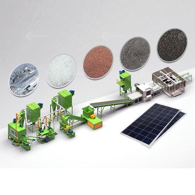 220 v/380 v Ηλιακό Πίνακα Εγκατάσταση Ανακύκλωσης Μηχανή για μονάδα Ανακύκλωσης Μονδίων Σιλικόνης