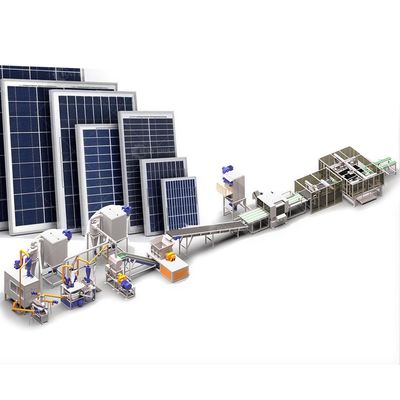 220 v/380 v Ηλιακό Πίνακα Εγκατάσταση Ανακύκλωσης Μηχανή για μονάδα Ανακύκλωσης Μονδίων Σιλικόνης