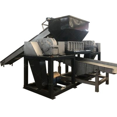 800-5000kg/h Δυνατότητα Δύο άξονες θρυμματιστή για κονσέρβες αλουμινίου