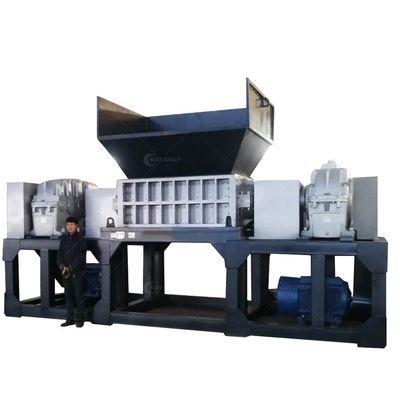 800-5000kg/h Δυνατότητα Δύο άξονες θρυμματιστή για κονσέρβες αλουμινίου
