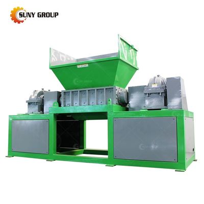 800-5000kg/h χωρητικότητα Διπλό άξονα θρυμματιστή για φίλτρο πετρελαίου και παλέτα απορριμμάτων ξύλου