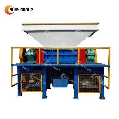 800-5000kg/h χωρητικότητα Διπλό άξονα θρυμματιστή για φίλτρο πετρελαίου και παλέτα απορριμμάτων ξύλου