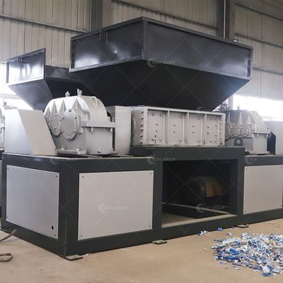 9CrSi/D2/SKD-11 Blades Double Shaft Shredder για κουτιά από χαρτόνια και χαρτόνια απορριμμάτων
