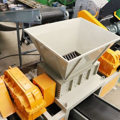 9CrSi/D2/SKD-11 Blades Double Shaft Shredder για κουτιά από χαρτόνια και χαρτόνια απορριμμάτων