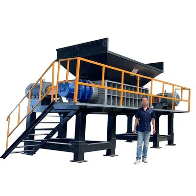 800-5000kg/h χωρητικότητα Δίδυμος άξονας ψαλίδας ψαλίδας για βαριές ανάγκες ψαλίδωσης