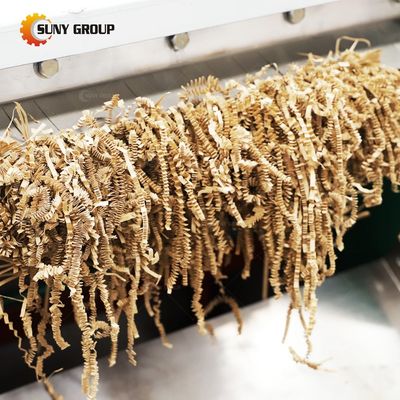 Χριστουγεννιάτικο Raffia τσαλακωμένο μηχάνημα χαρτιού με πάχος χαρτιού 5 mm κατασκευασμένο στην εταιρεία μας