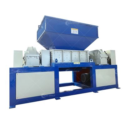9CrSi/D2/SKD-11 Blades Double Shaft Shredder για πλαστικά ελαστικά ξύλο και μεταλλικό σκουπίδι