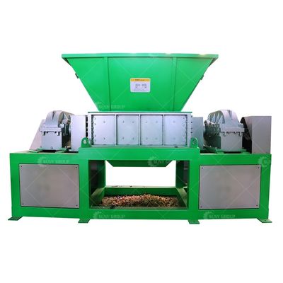 9CrSi/D2/SKD-11 Blades Double Shaft Shredder για πλαστικά ελαστικά ξύλο και μεταλλικό σκουπίδι